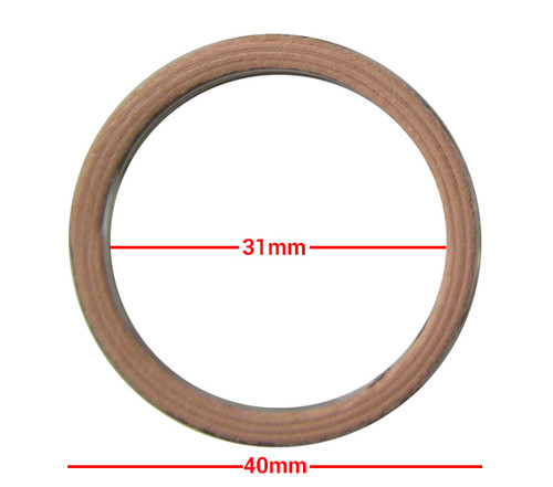 Fits Honda FMX 650 UK 2005-2006 Exhaust Gasket - Alloy Fibre Type Per 10