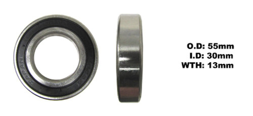 Fits Aeon Cobra 100 Europe 2000-2006 Wheel Bearing - Rear Left