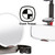 Diono Baby Car Mirror 2 Pack, Includes Easy View Safety Car Seat Mirror for Rear facing Infant & See Me Too Rear View Baby Mirror both Fully Adjustable With Wide Crystal Clear View, Shatterproof, Crash Tested [Silver]