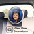 Diono Baby Car Mirror 2 Pack, Includes Easy View Safety Car Seat Mirror for Rear facing Infant & See Me Too Rear View Baby Mirror both Fully Adjustable With Wide Crystal Clear View, Shatterproof, Crash Tested [Silver]