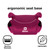 Solana® - 2 ergonomic seat base [Black/Pink]
