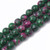 Ruby in Zoisite Beads, 8mm