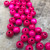 Pink Wood Beads, Round, 10mm, 100 pcs