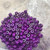 Purple Wood Beads, Round, 6mm, 100 pcs