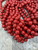 Glass Beads, Cherry  Red, Round,  10mm