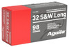 Aguila Target & Range .32 S&W Long 98 Grain Lead Round Nose 50rds Per Box (1E322340) - FREE SHIPPING ON ORDERS OVER $200 