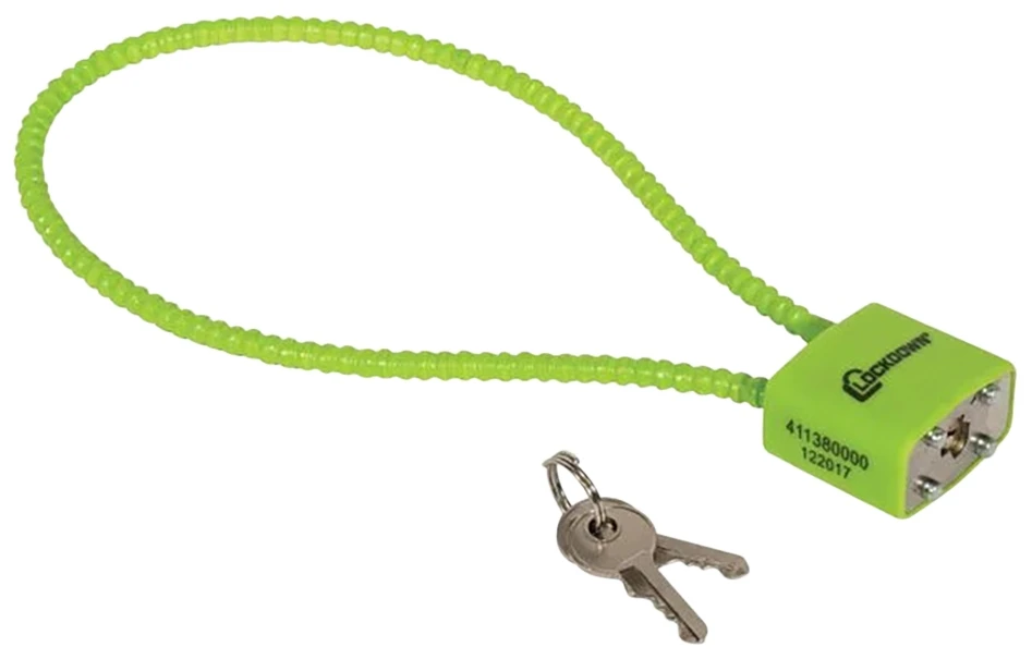 Lockdown Universal Keyed Trigger Lock Green 11" (399390000) - FREE SHIPPING ON ORDERS OVER $200 