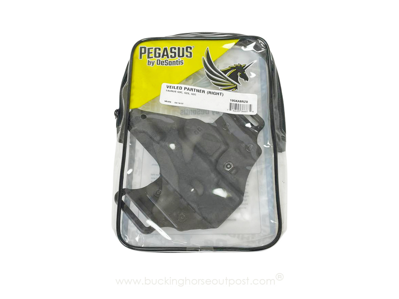Pegasus by Desantis  Veiler Partner (Right) 195KA8RZ0, Fits Taurus G3C,G2S,G2C 