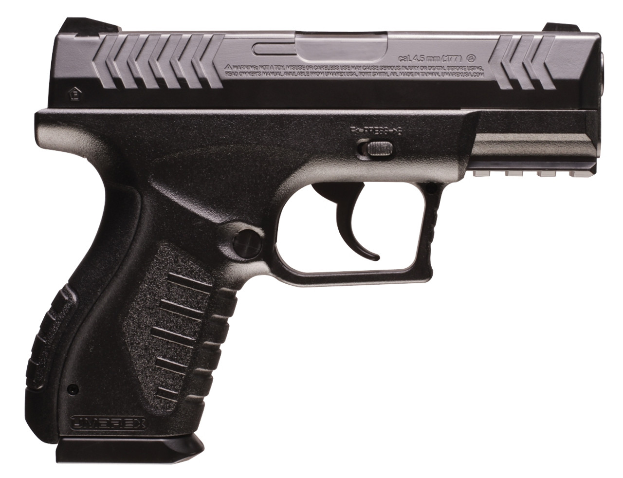 Umarex USA 2254804 XBG  CO2 177 BB 19+1 4.25" Black Polymer Grips 
