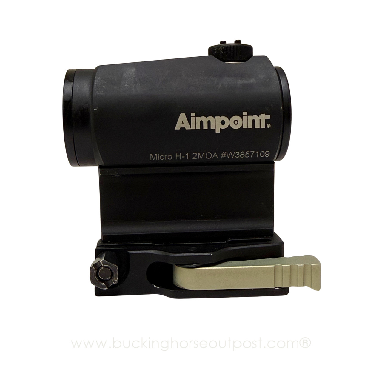 Aimpoint Micro H-1 2 MOA with Lower Third Co-Witness Mount, Police