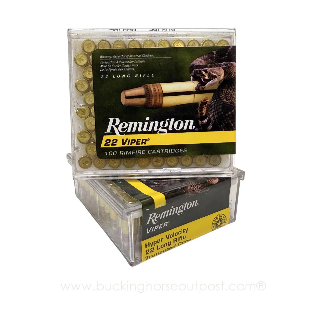 Remington Viper 22 Long Rifle 36 Grain Truncated Cone, Solid, 100rds Per Box (21288)- FREE SHIPPING ON ORDERS OVER $200