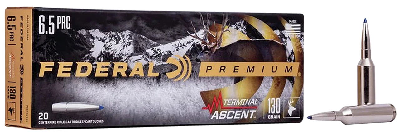 Federal P65PRCTA1 Premium Terminal Ascent 6.5PRC 130gr 20 Per Box
