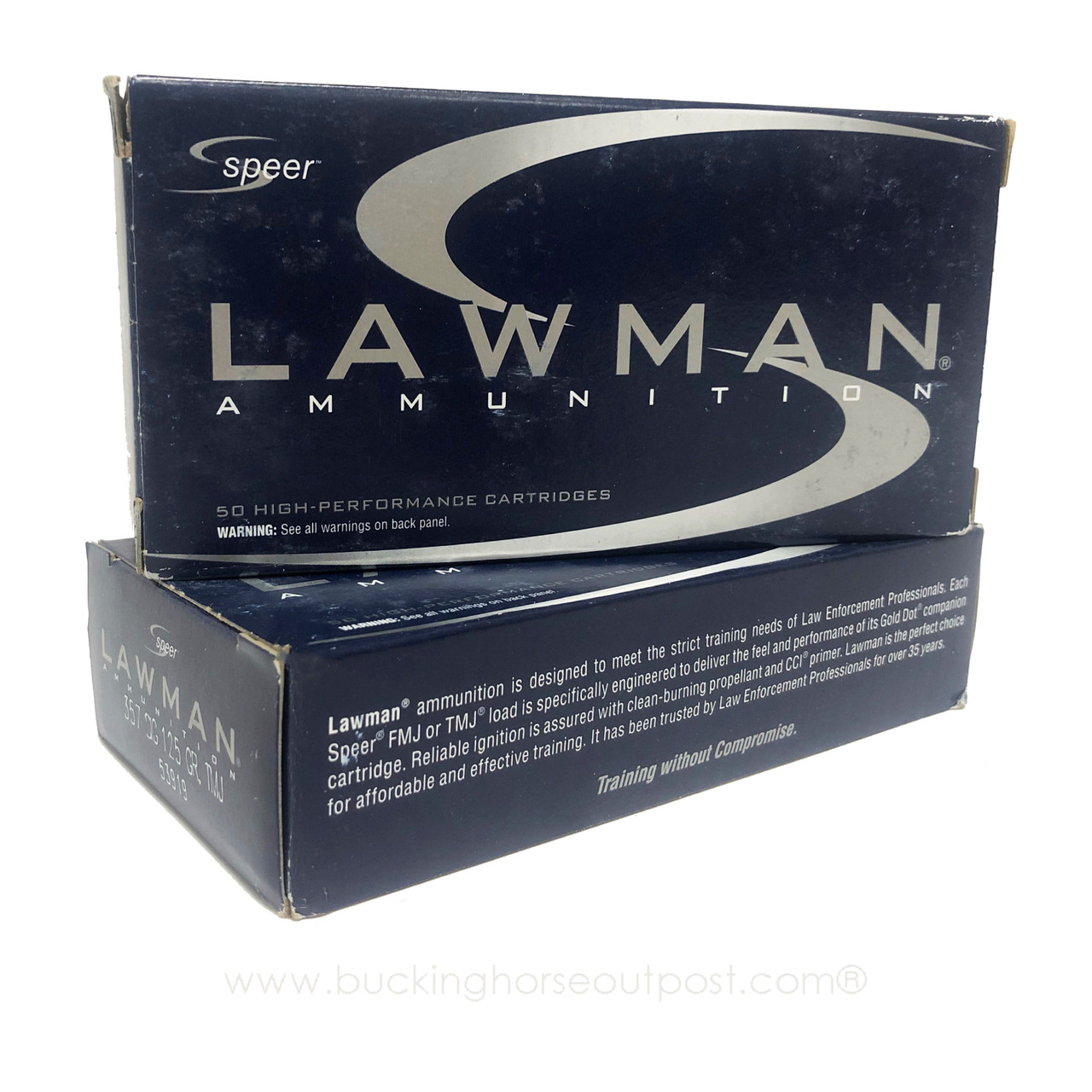 Speer Lawman .357 Sig 125 Grain Total Metal Jacket 50rds Per Box (53919 ...