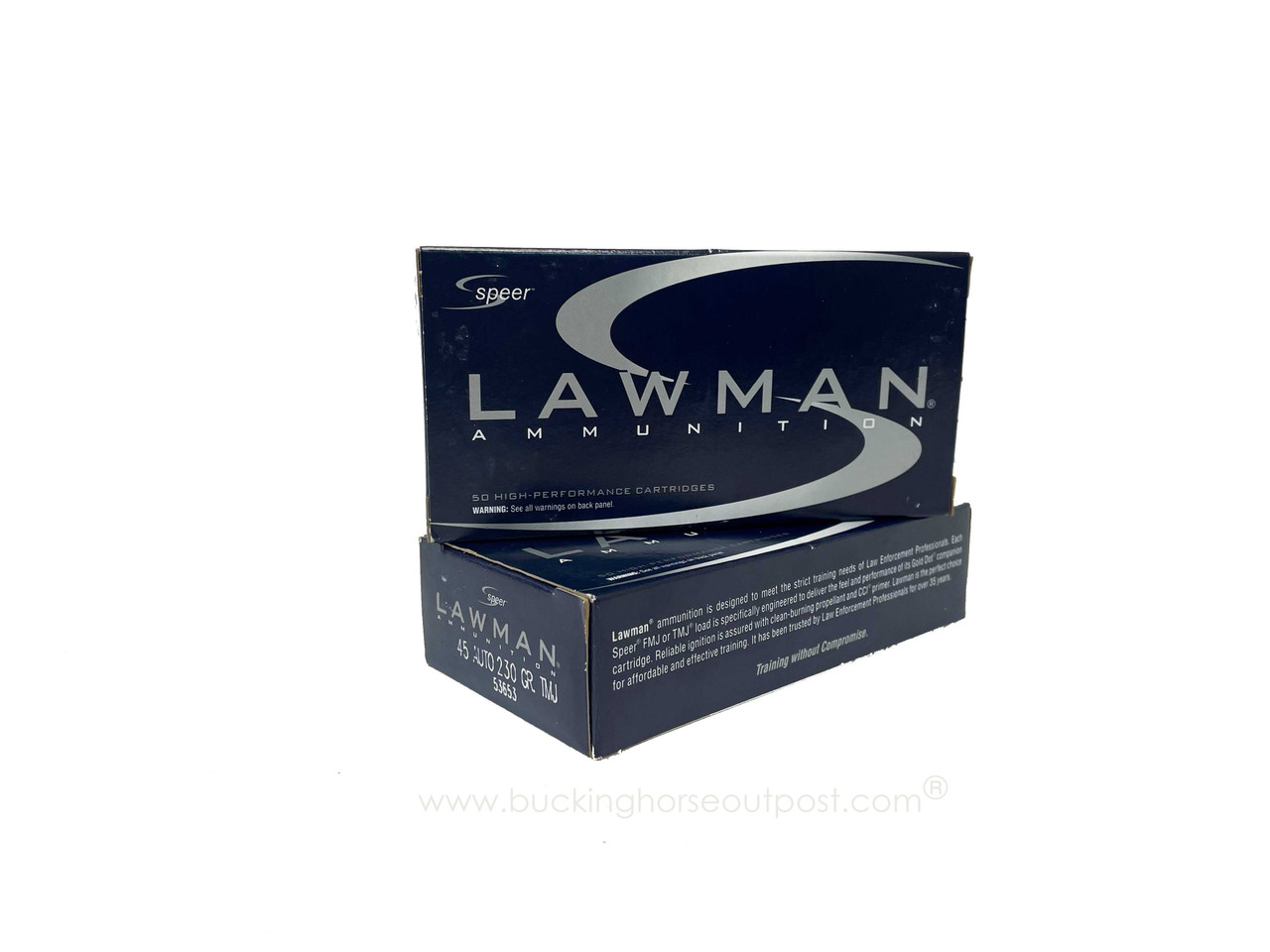 Speer Lawman .45 Auto 230 Grain Total Metal Jacket 50rds Per Box (53653) Police Trade In- FREE SHIPPING ON ORDERS OVER $175