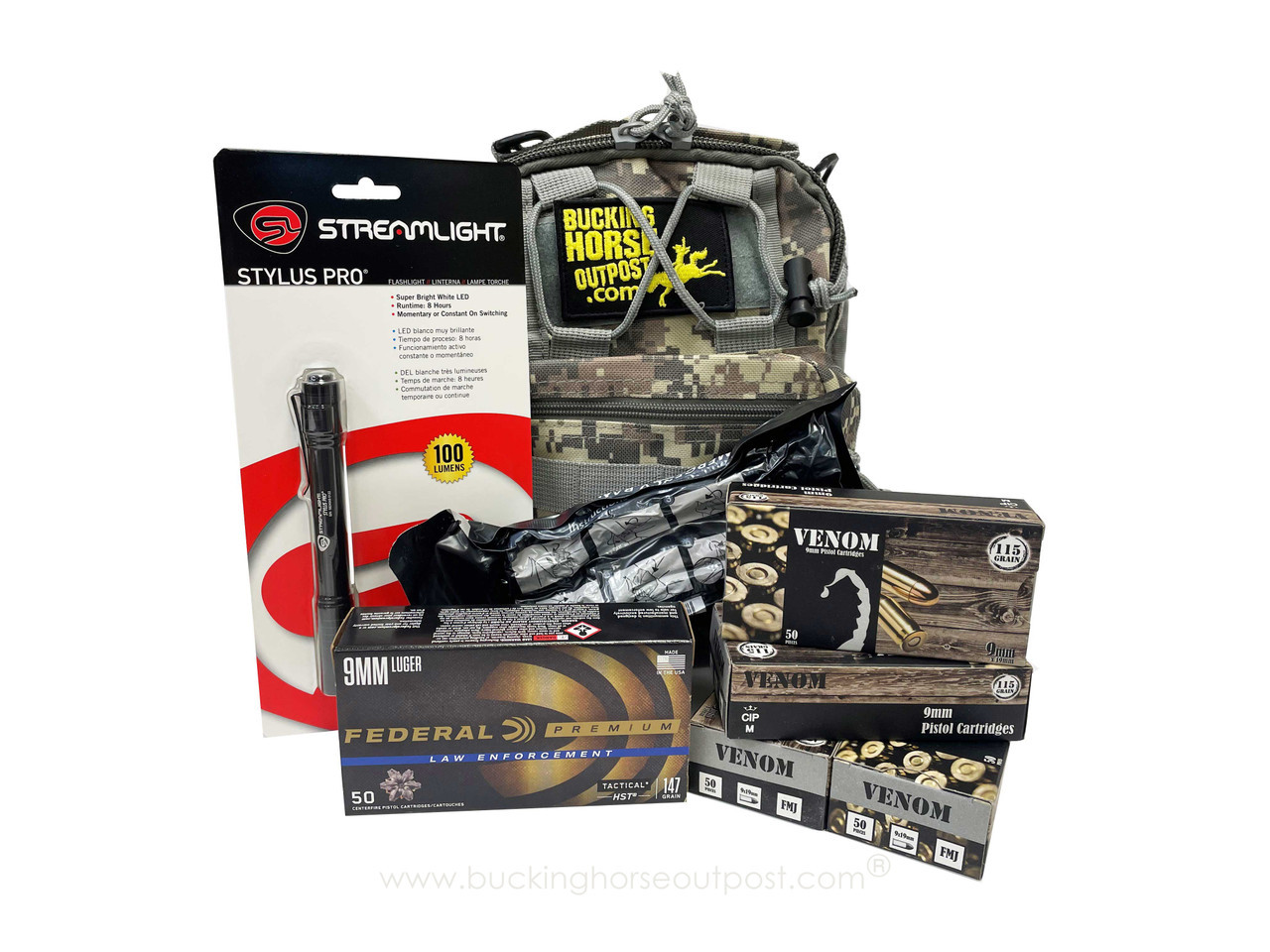 BHO Buck Out 9mm Range Day Bundle 1 