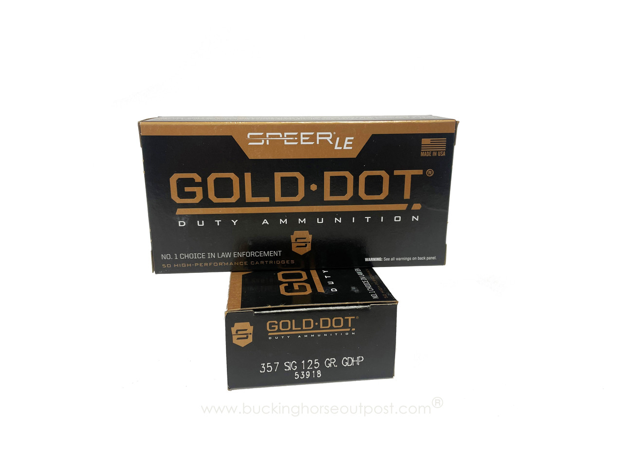 Speer Gold Dot .357 SIG Jacketed Hollow Point 125 Grain 50rds Per Box (53918)- FREE SHIPPING on orders over $125