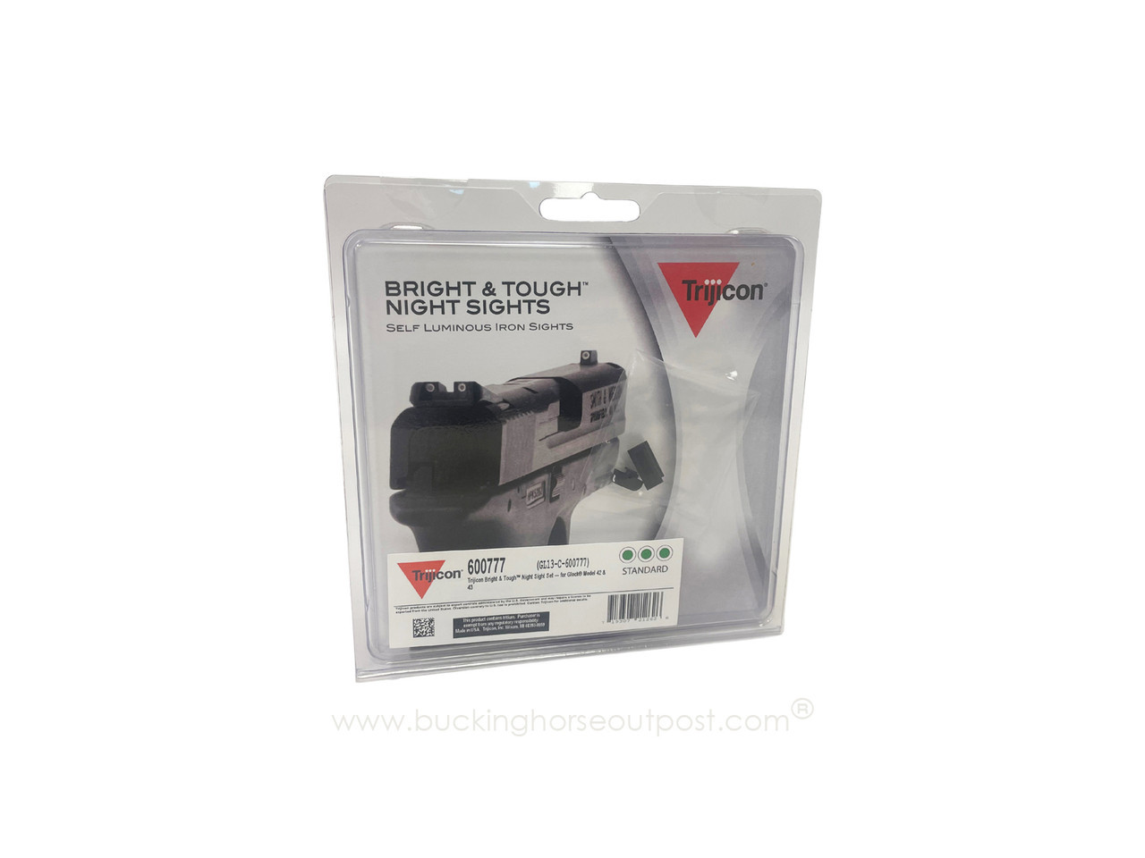 Trijicon Bright & Tough Night Sight Set - Glock Small Frames