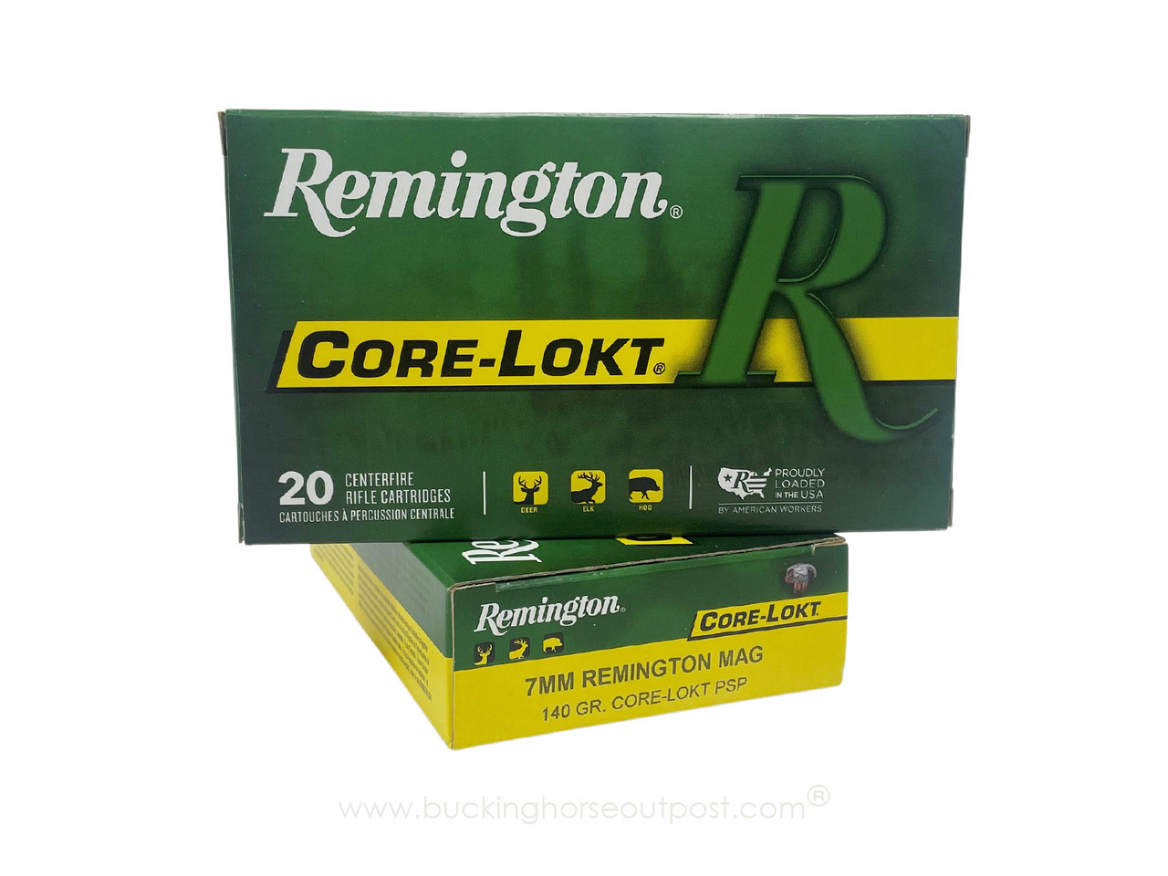 Remington 7mm Remington Magnum 140 Grain Core-Lokt Pointed Soft Point 20rds Per Box (28821) - FREE SHIPPING ON ORDERS OVER $200 