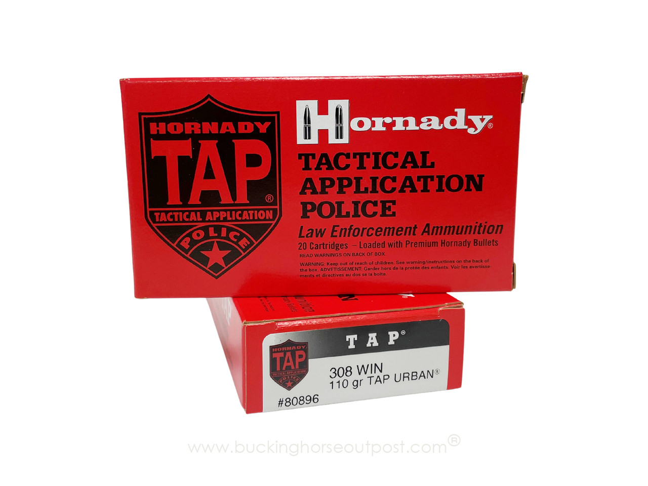 Hornady .308 Winchester 110 Grain TAP Urban 20rds Per Box (80896) - FREE SHIPPING ON ORDERS OVER $175