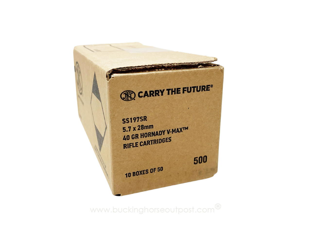FNH SS197SR Sporting Cartridge 5.7x28mm 40 Grain Hornady V-Max 500rds Per Case (10700017) - FREE SHIPPING ON ORDERS OVER $175