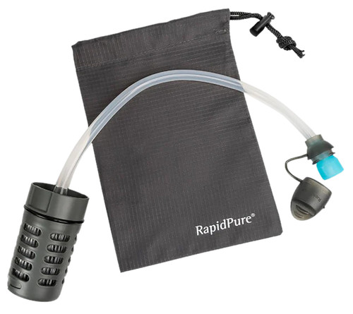 RapidPure 01600105 Purifier + UltraLight Straw Black/Clear, 16" x 24" x 2.4", Includes Travel Pouch  RapidPure 01600105 Purifier + UltraLight Straw Black/Clear, 16" x 24" x 2.4", Includes Travel Pouch