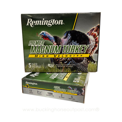 Remington 12 Gauge 3 1/2" Premier Magnum Turkey 2oz 5 Shot, 5rds per box