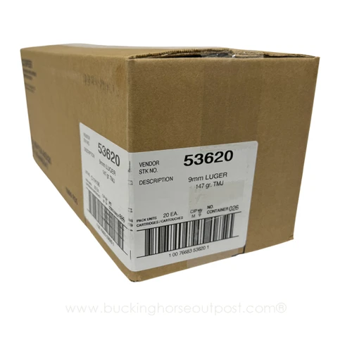 Speer Lawman 9MM 147 Grain Total Metal Jacket; 1000rd per Case (53620)- FREE SHIPPING ON ORDERS OVER $200