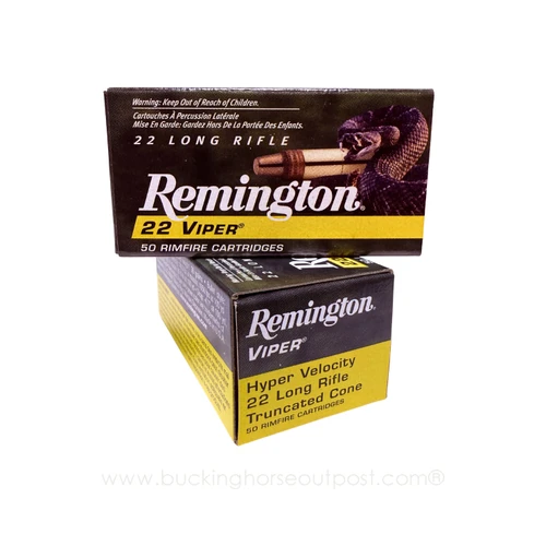 Remington Viper 22 Long Rifle 36 Grain Truncated Cone, 50rds Per Box