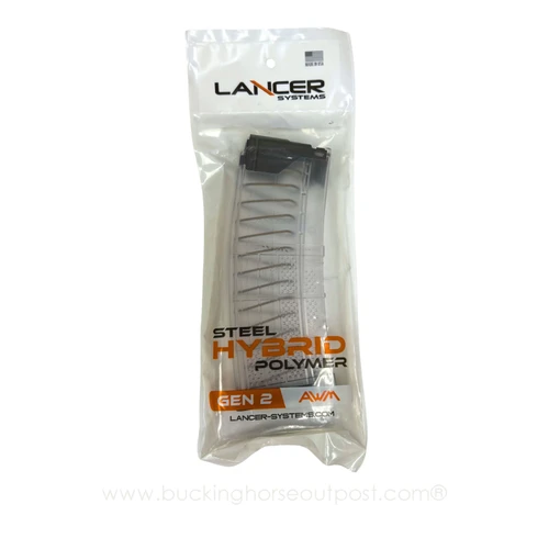 Lancer Systems Steel Hybrid Polymer Gen 2 30rd Translucent Magazine 5.56mmx45/.223 Rem. (L5AWM)
