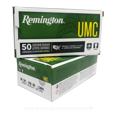 Remington UMC L38S11 .38 Special 130 Grain Full Metal Jacket 50rds Per Box (23730) | LIMIT 10- FREE SHIPPING ON ORDERS OVER $200  Remington UMC L38S11 .38 Special 130 Grain Full Metal Jacket 50rds Per Box (23730) | LIMIT 10- FREE SHIPPING ON ORDERS OVER $200