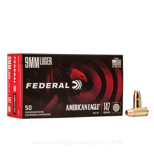 (合法)AMERICAN EAGLE 9mm弾 薬莢 Federal-American-Eagle-
