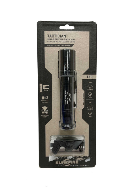 Surefire E2T-MV Tactician Dual-Output MaxVision Beam LED Flashlight 800 Lumens (E2T-MV)  Surefire E2T-MV Tactician Dual-Output MaxVision Beam LED Flashlight 800 Lumens (E2T-MV)