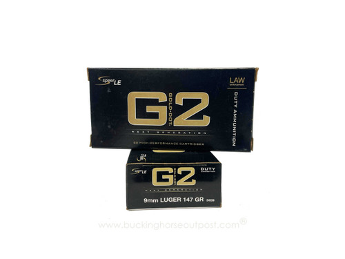Speer Gold Dot G2 9mm 147 Grain Jacketed Hollow Point  50rds Per Box (54226) Police Trade In- FREE SHIPPING ON ORDERS OVER $200  Speer Gold Dot G2 9mm 147 Grain Jacketed Hollow Point  50rds Per Box (54226) Police Trade In- FREE SHIPPING ON ORDERS OVER $200
