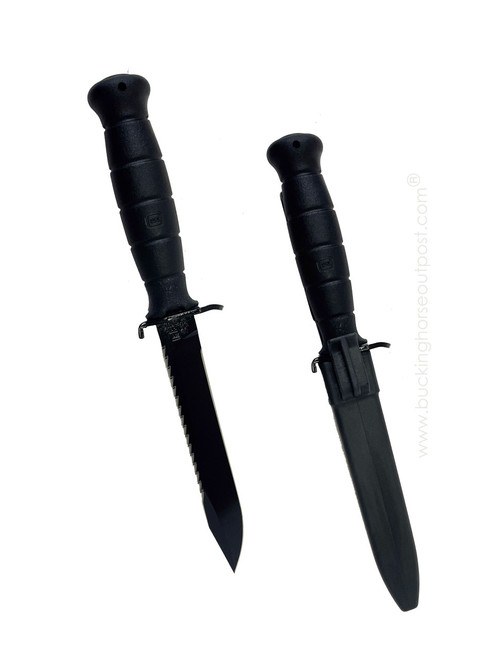Glock Field Knife With Saw 6.5" Fixed Blade Black (12183)  Glock Field Knife With Saw 6.5" Fixed Blade Black (12183)