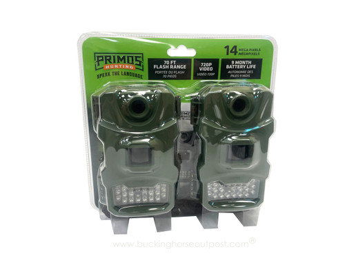 Primos Hunting Low Glow Trail Camera 14 Mega Pixel Green 2-Pack (119220CT2)  Primos Hunting Low Glow Trail Camera 14 Mega Pixel Green 2-Pack (119220CT2)