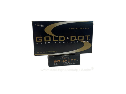 Speer Gold Dot .308 Winchester 150 Grain Soft Point 20rds Per Box (24457)- FREE SHIPPING ON ORDERS OVER $200  Speer Gold Dot .308 Winchester 150 Grain Soft Point 20rds Per Box (24457)- FREE SHIPPING ON ORDERS OVER $200