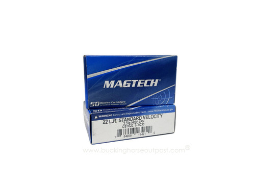 Magtech Standard Velocity .22 Long Rifle 40 Grain Lead Round Nose 50rds Per Box (22B)- FREE SHIPPING ON ORDERS OVER $200-Limit 10  Magtech Standard Velocity .22 Long Rifle 40 Grain Lead Round Nose 50rds Per Box (22B)- FREE SHIPPING ON ORDERS OVER $200-Limit 10