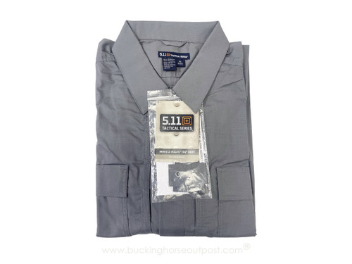 5.11 Men's Tactical Taclite TDU Long Sleeve Shirt Storm Large (72054-092-L)  5.11 Men's Tactical Taclite TDU Long Sleeve Shirt Storm Large (72054-092-L)