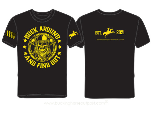 BHO Buck Around T-Shirt Black  BHO Buck Around T-Shirt Black