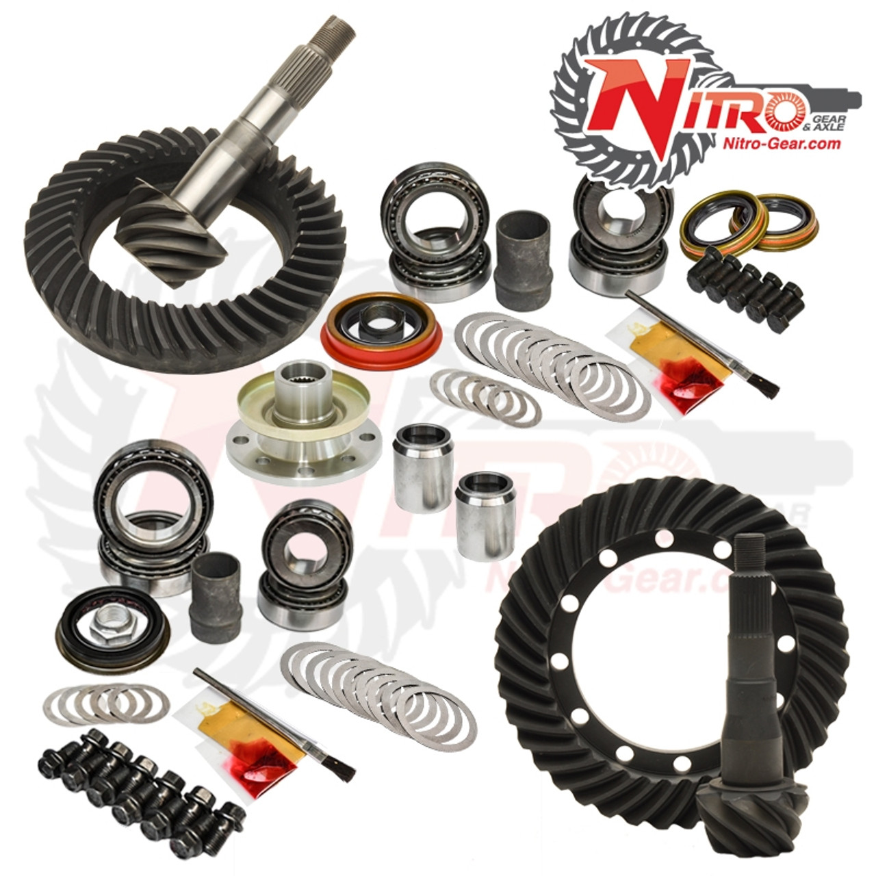 91-97 Toyota 80 Series W/E-Locker 4.56 Ratio Gear Package Kit Nitro Gear and Axle