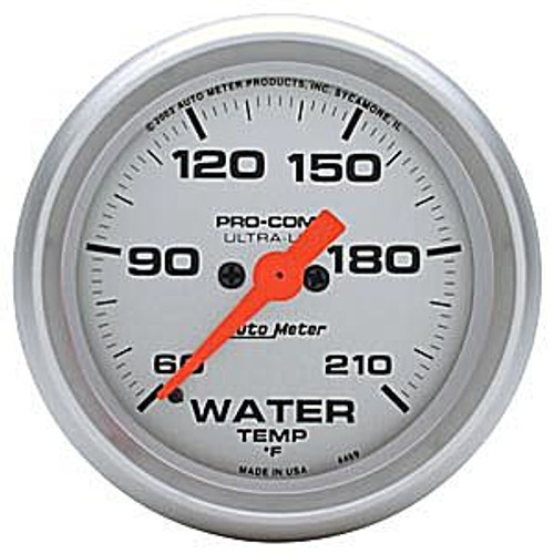 Autometer Ultra-Lite Low Temp Ga -60 210`F, 2-1/16In.