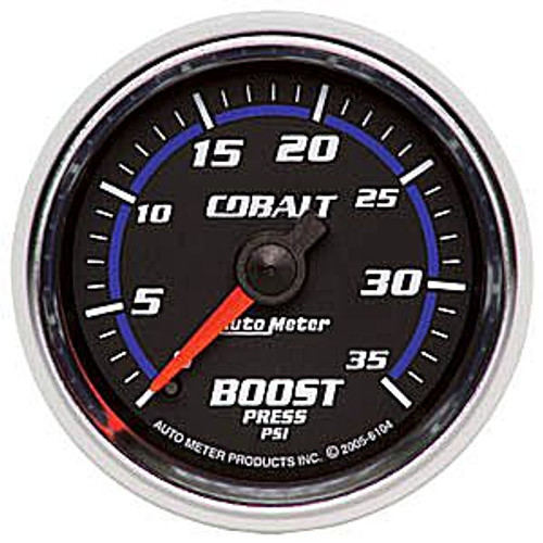Autometer Cobalt Boost, 0-35 Psi, Mech, 2-1/16In.
