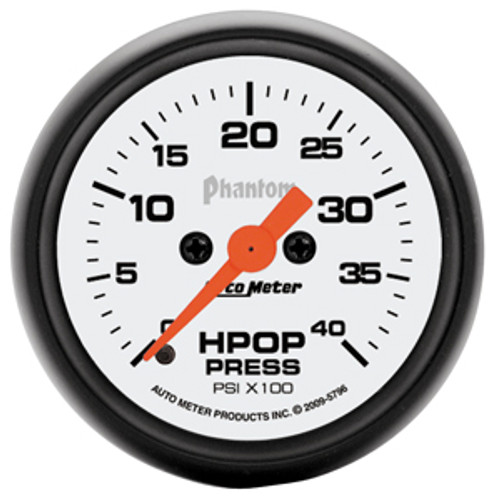 Autometer 2-1/16in HPOP Pressure Guage Powerstroke 0-4,000 psi HUEI