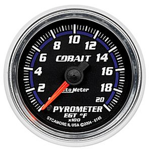 Autometer Cobalt Pyrometer, 0-2000`F, 2In.