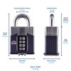 SQUIRE WARRIOR RECODABLE COMBINATION PADLOCK SQ-WARCOMBI55