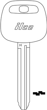 ILCO 2014 - 2017 TOYOTA CAMRY TRANSPONDER KEY TOY44H-PT