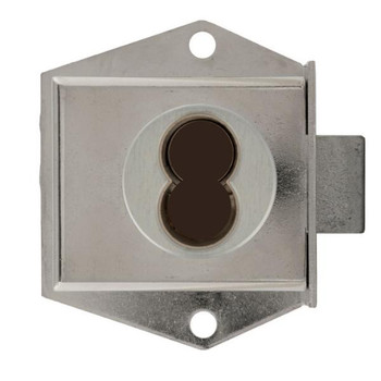 OLYMPUS LOCK SMALL FORMAT IC CORE LEFT HAND CABINET DOOR MORTISE LATCH LOCK 725ML3DR-LH-26D