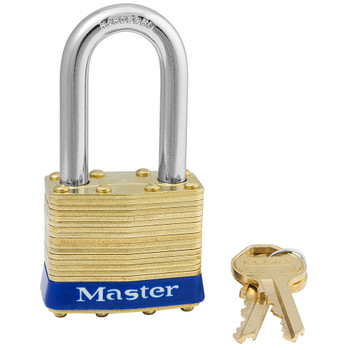 Master Lock Laminated Brass Keyed Alike Padlock 82LF KA