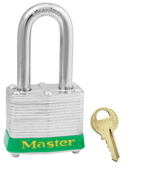 MASTER LOCK STEEL SAFETY PADLOCK 3LFGRN KD