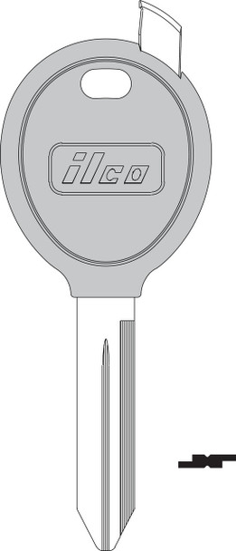 ILCO 1998 - 2004 CHRYSLER 300 M TRANSPONDER KEY Y160-GTS Key Shell